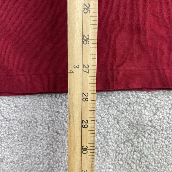 Polo Ralph Lauren Sweater Men’s XXL Red Estate Rib 1/4 Zip Mock Neck Knit - Picture 8 of 9